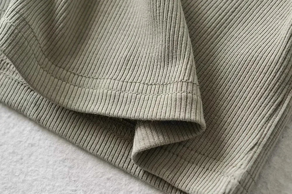 Sexy O-neck Crop Tee